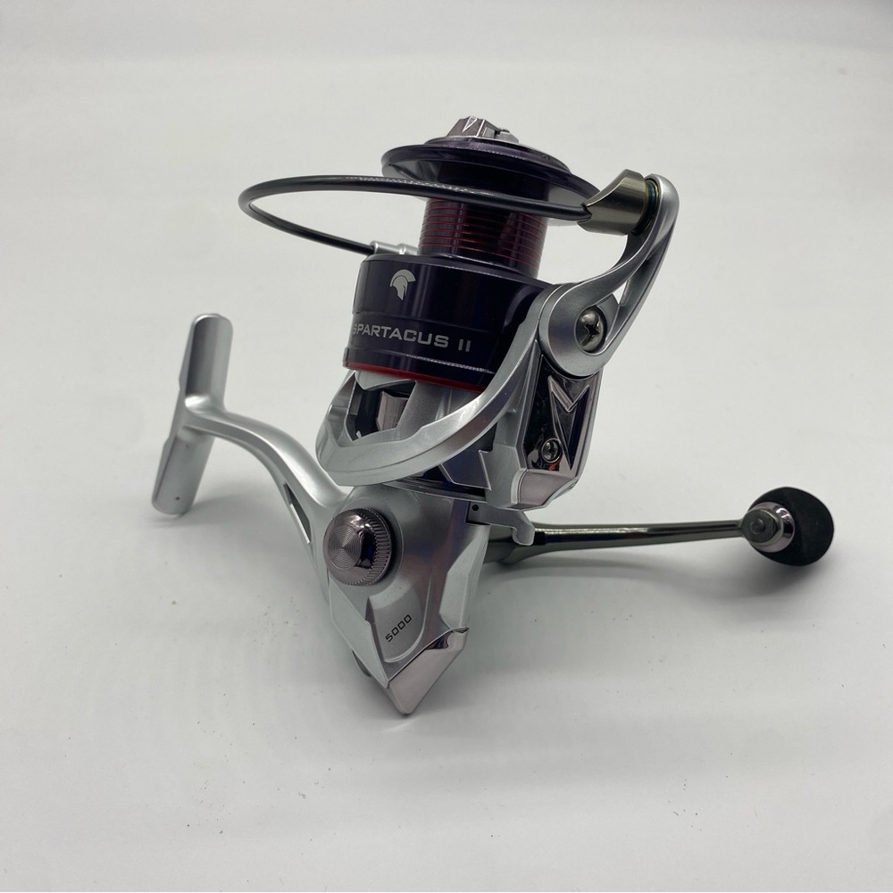 Spartacus II, Silver and Black Fishing Reel